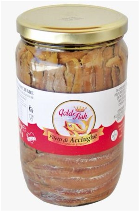 ACCIUGHE FILETTI olio girasole gr.720 PORTICELLO