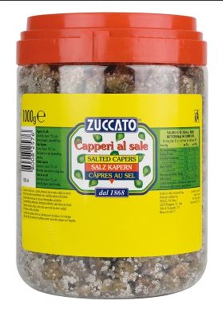 CAPPERI AL SALE KG.1 MEDI ZUCCATO