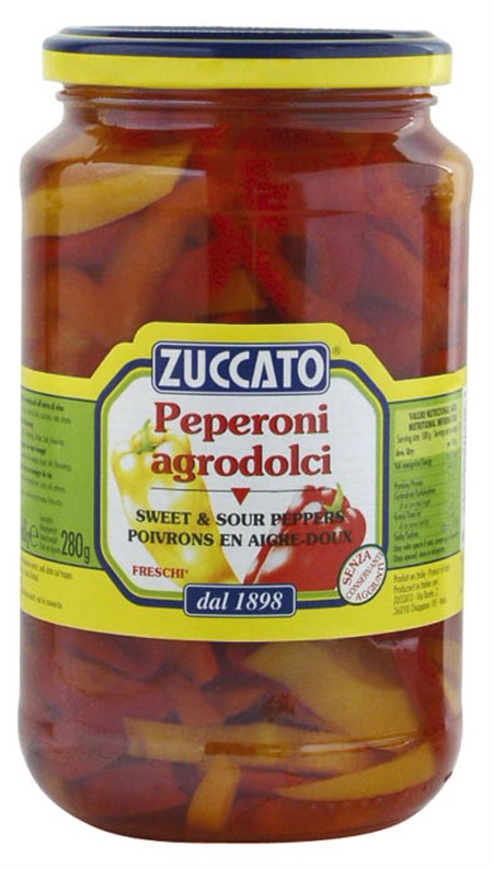 PEPERONI STRISCE AGROD.720 ML ZUCCATO