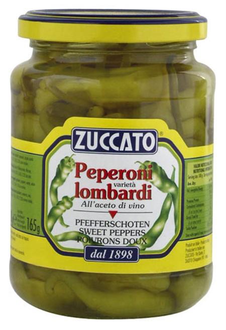 PEPERONI LOMBARDI 370 ml x 12 VS. ZUCCATO