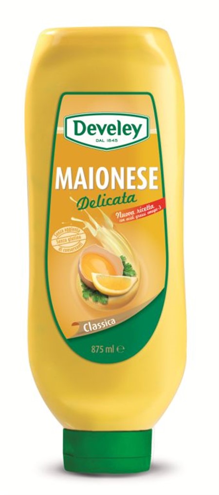 MAIONESE DELICATA SQUEEZY 875 ml DEVELEY