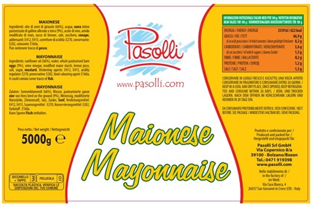 MAIONESE GASTRO KG.5 PASOLLI