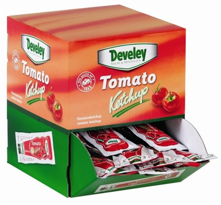 KETCHUP bustine ml.15x100 pz. DEVELEY