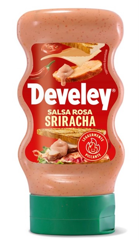 SALSA ROSA SRIRACHA ml.250 x6 pz Squeezy DEVELEY