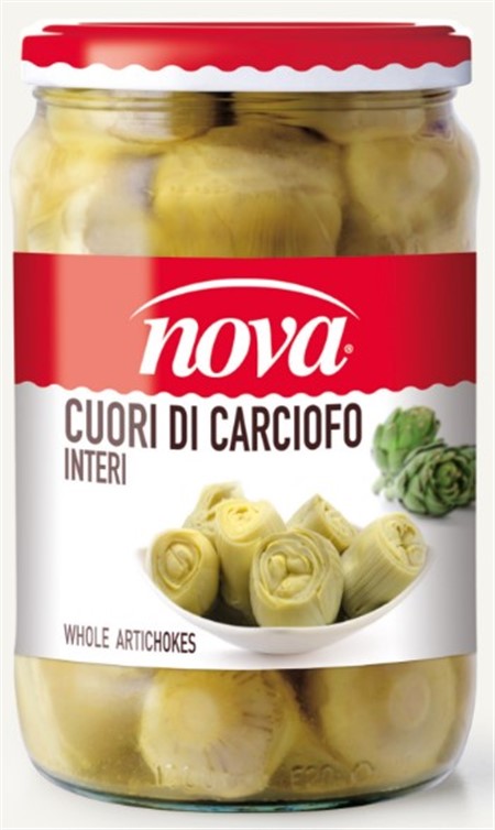 CUORI DI CARCIOFO INTERI in olio gir. ml.1700 NOVA