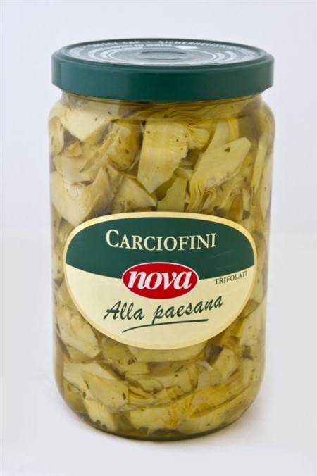 CARCIOFI TAGLIATI TRIFOLATI KG.1.7 vaso NOVA