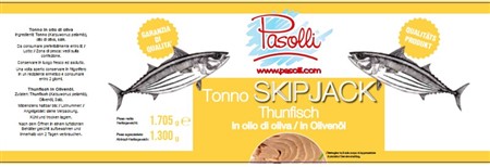 TONNO OLIO OLIVA SK kg.1,730 PASOLLI