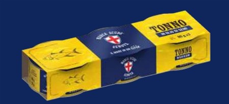 TONNO OLIO OLIVA gr.80 x 3 pz Marca SCUDO