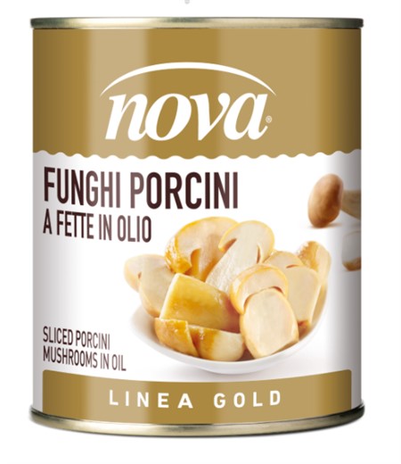 FUNGHI PORCINI a FETTE olio ml.850 1/1 GOLD