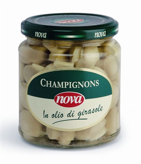 FUNGHI CHAMP. INTERI OLIO gr.314 x12 pz. NOVA