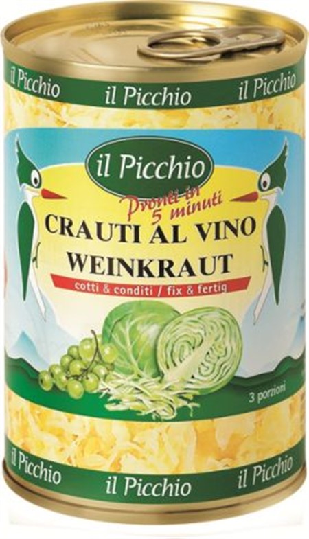 CRAUTI COTTI CONDITI VINO BL ml 425 x12 pz IL PICCHIO
