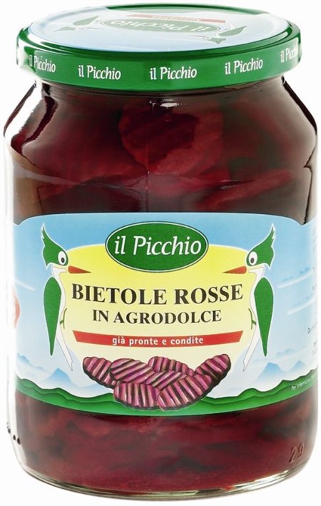 BIETOLE ROSSE FETTE VV ml 720 x12 pz IL PICCHIO