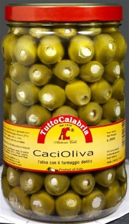 OLIVE RIPIENE al FORMAGGIO gr.950 TUTTOCALABRIA