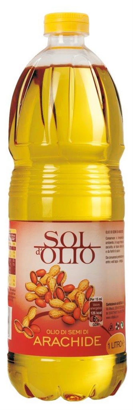OLIO DI SEMI DI ARACHIDE lt.1 X 12 PZ SOL D'OLIO