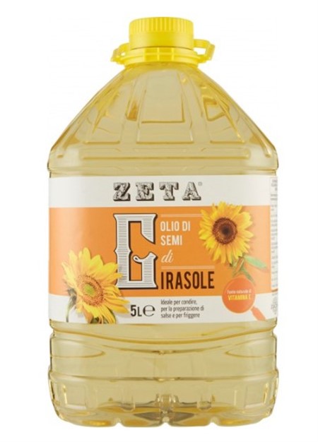 OLIO SEMI DI GIRASOLE lt.5 pet ZETA