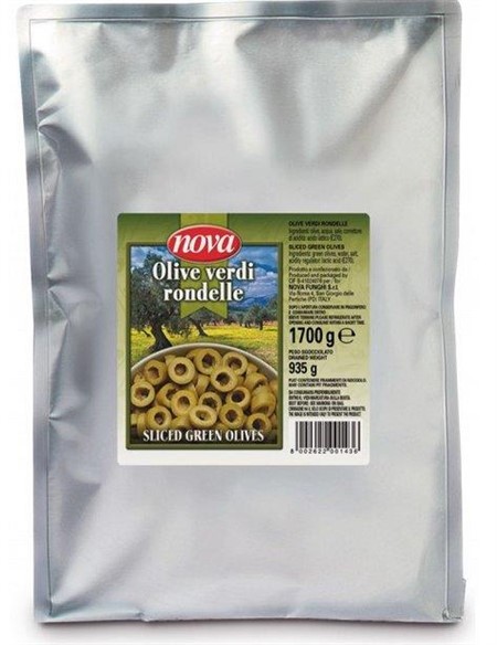 OLIVE VERDI a RONDELLE 2 kg sgocc. BUSTA SPAGNA