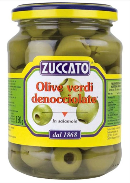 OLIVE VERDI DENOCCIOLATE ml.370X 12 pz ZUCCATO