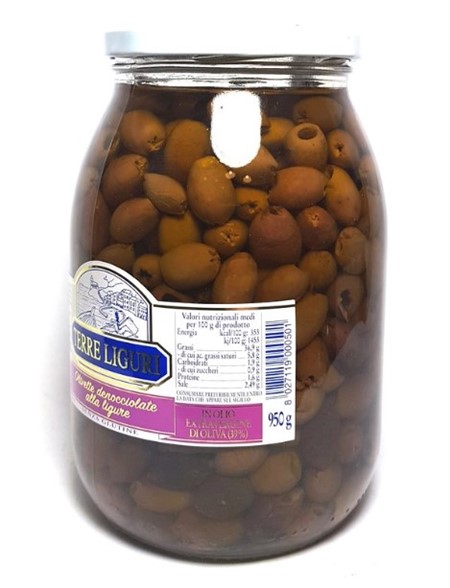 OLIVE SNOCCIOLATE in OLIO EXTRAV. gr.950 TAGGIASCA
