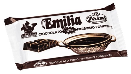 CIOCCOLATO FONDENTE EMILIA KG.1 ZAINI
