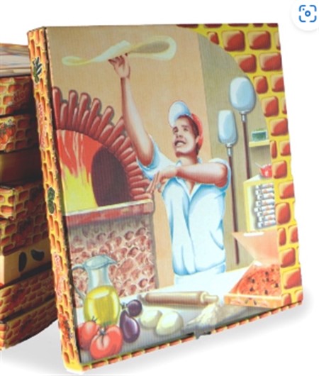 PIZZABOX 33x33 KBSV x 100 St. CALDA PIZZA