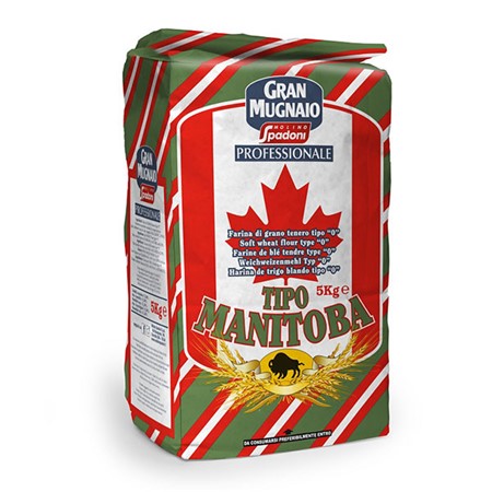 FARINA G.TENERO 0 MANITOBA kg.5 SPADONI