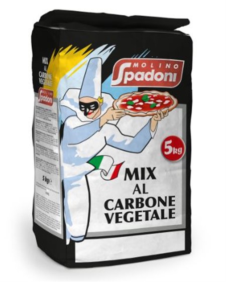 PIZZA NERA AL CARBONE VEGETALE kg.5 SPADONI