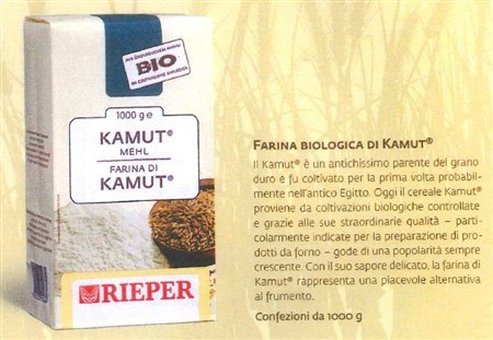 FARINA BIO KAMUT kg. 1 x 10 pz RIEPER