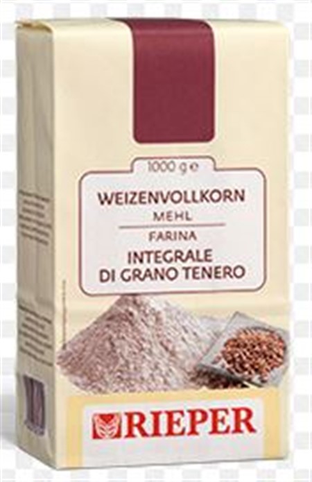 FARINA INTEGRALE GRANO TENERO kg.1x10pz RIEPER