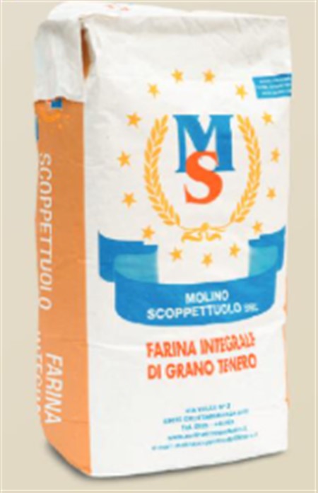 FARINA INTEGRALE GRANO TENERO kg.5 SCOPPETTUOLO