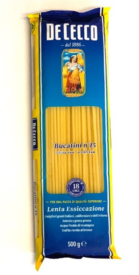 BUCATINI n.15 gr.500 DE CECCO