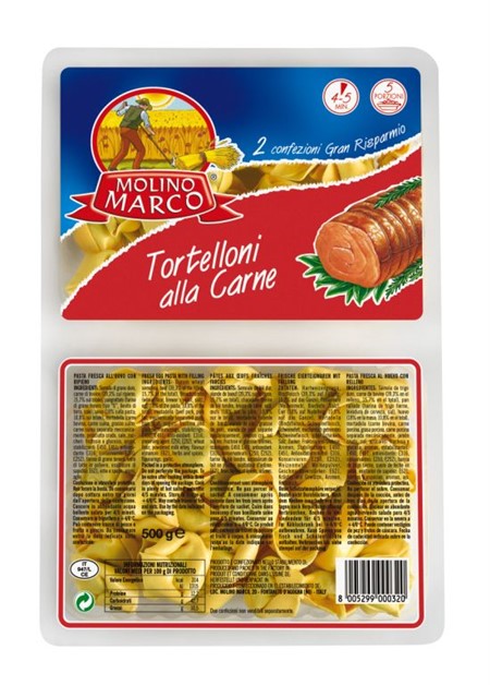 TORTELLONI ALLA CARNE GR.500 x 10 pz M.MARCO