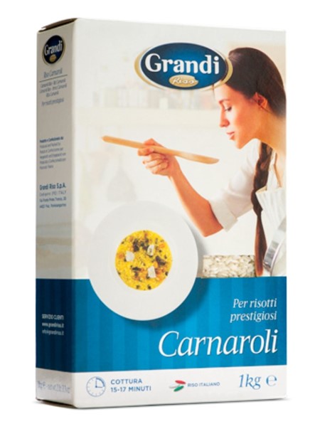 GRANDI RISO CARNAROLI sottovuoto kg.1 x12 pz