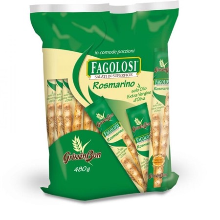 GRISSINI al ROSMARINO conf.6 x480 gr. FAGOLOSO
