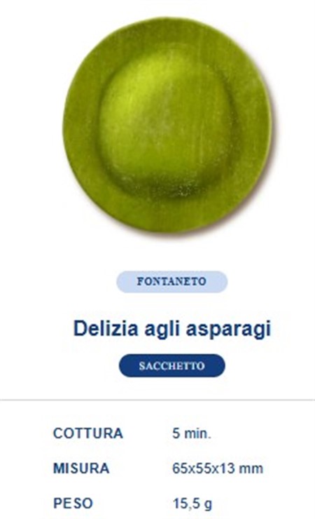 DELIZIA AGLI ASPARAGI ATM 4 x 500 kg DERAS