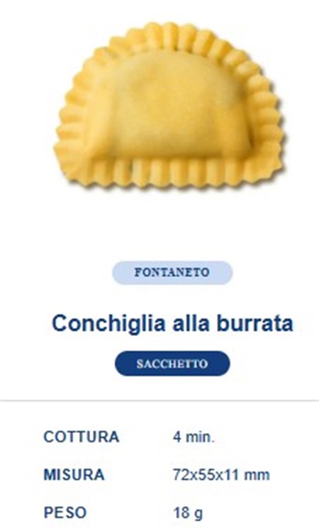 CONCHIGLIE ALLA BURRATA atm 4x500 gr ATA