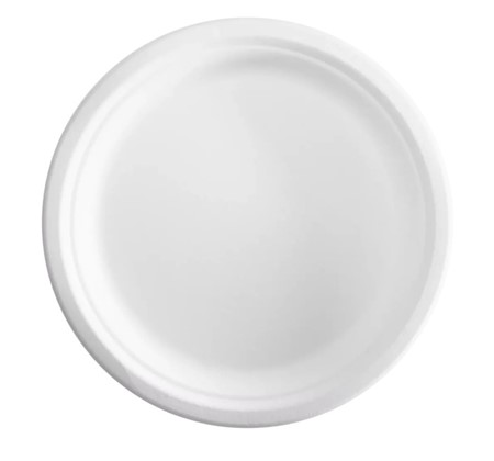 PIATTO TONDO cm.26 POLPA 3 scomparti cm.26 x50 pz. USOBIO