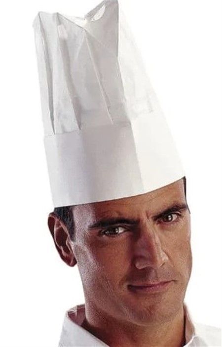 CAPPELLINO DA CUOCO MONOUSO x 10 pz