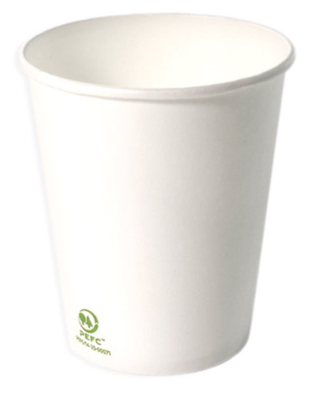 BICCHIERE BIODEGRADABILE CARTA cc. 120x 50 pz