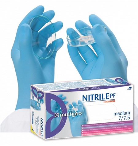 HANDSCHUHE NITRIL BLAU mis. XL pz.100