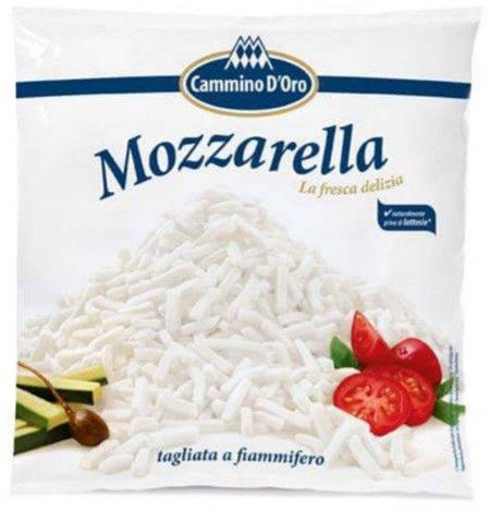 MOZZARELLA JULIENNE BUSTA KG. 2.5 CAMMINO D'ORO
