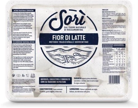 FIOR DI LATTE MOZZARELLA gr.273 vasch.3kg. SORI'