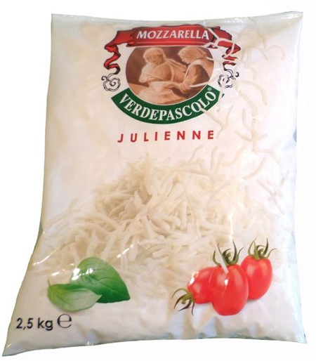 MOZZARELLA JULIENNE kg.2.5 VERDE PASCOLO