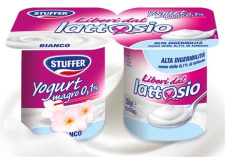 YOGURT BIANCO senza lattosio gr.125x 2x 12 pz STUFFER