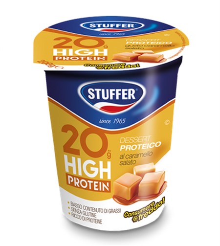 DESSERT HIGH PROTEIN gr.200x 10pz. CARAMELO STUFFER
