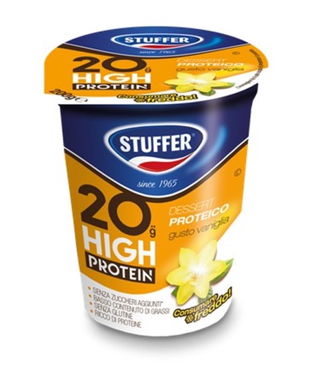 DESSERT HIGH PROTEIN gr.200x 10pz. VANIGLIA STUFFER