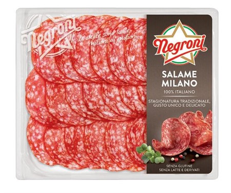 SALAME MILANO gr.100 x10 vaschette NEGRONI