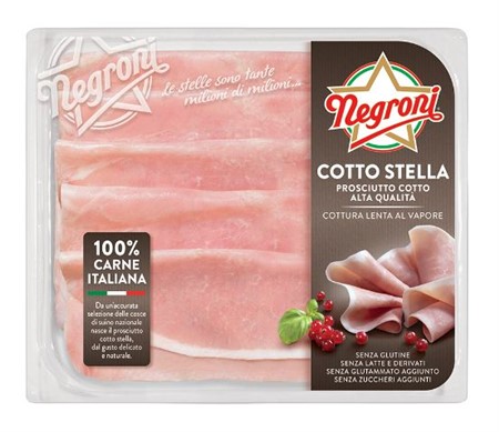 PROSCIUTTO COTTO gr.120 x10 vaschette NEGRONI
