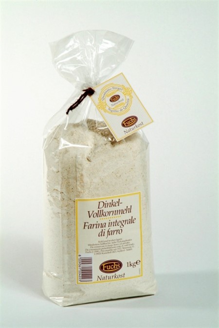 FARINA INTEGRALE DI FARRO KG.1x 6 pz FUCHS