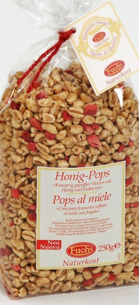 HONIG POPS + ERDBEER GR. 250 x6 pz FUCHS