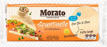 SPUNTINELLE PANE TRAMEZZINO gr.250X12 MORATO